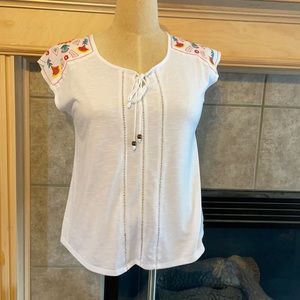 Cato embroidered top